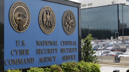 The National Security Agency campus in Fort Meade, Maryland.
