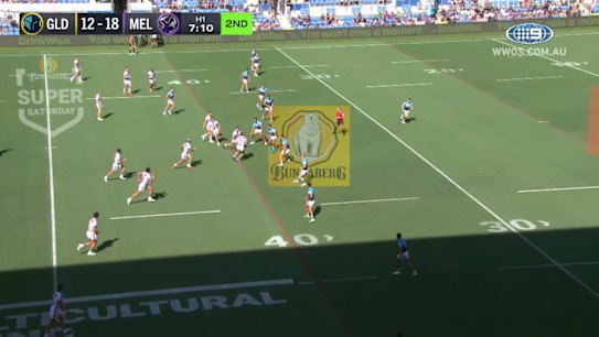 The Gold Coast Titans take on the Melbourne Storm in Round 3 of the 2023 NRL Premiership.