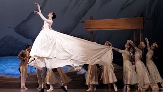 The Australian Ballet performs Swan Lake by Graeme Murphy.  Amber Scott as Odette.  The Age. Photo: Angela Wylie. June 20 2013.