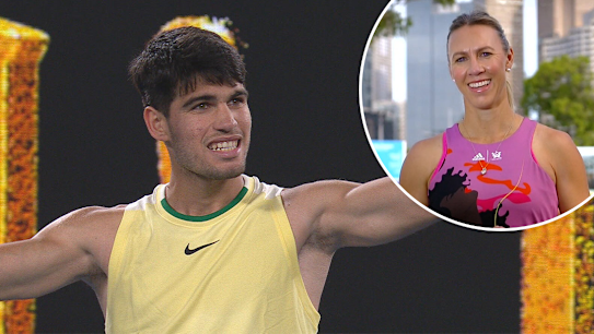 Aussie tennis great Alicia Molik believes young gun Carlos Alcaraz can beat Novak Djokovic for his first Australian Open title.