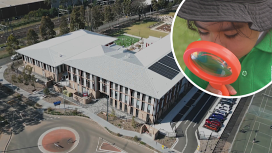 The first of 100 free childcare centres promised by the NSW state government has opened up in a bid to ease pressure on working families.
