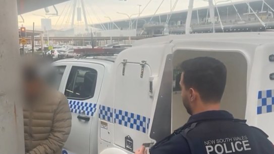 T﻿he 62-year-old was arrested at Brisbane Airport on Friday and extradited south.