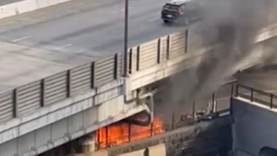 Smoke has triggered a security alert in Washington ahead of Joe Biden's inauguration.