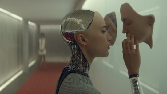 Robot: Alicia Vikander as Ava in the film Ex Machina.