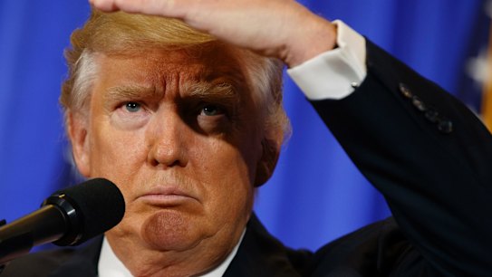 Donald Trump: What other world leader spent the evening watching a schlocky entertainment awards show and shouting at the television?