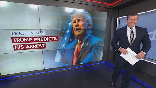 9News Political Editor Charles Croucher lays out the timeline that led to former US president Donald Trump being charged with 34 felonies.