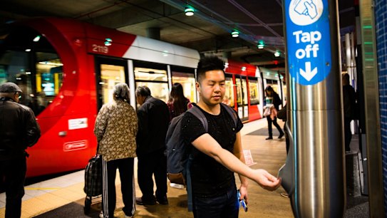 Student Lawrence Lo says Opal running is a 'challenge that rewards'.