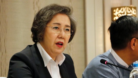 Yanghee Lee, UN Human Rights Special Rapporteur to Myanmar.