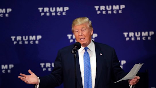 Defiant: Donald Trump vows to stay on. 