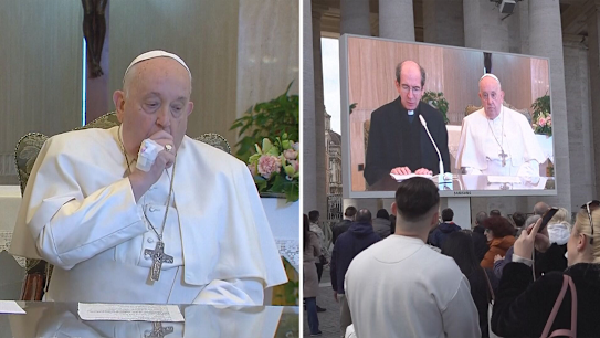 Pope Francis suffers lung inflammation amid growing concerns over his health.