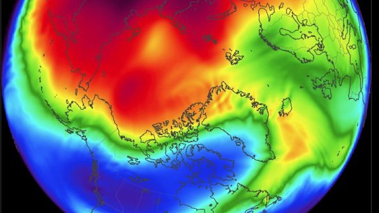 Arctic temperatures soar 25 degrees above normal in the dead of winter