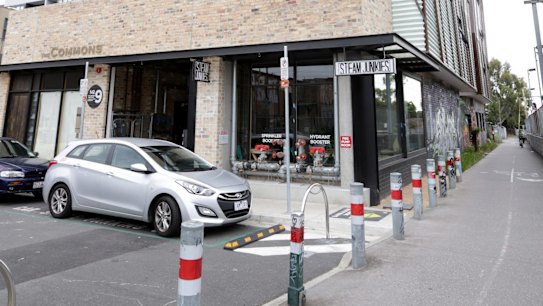 The groundbreaking Commons building. 