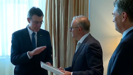 The government has received a defence review outlining the future for Australia's military