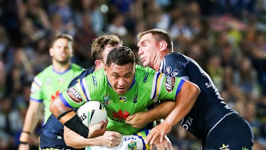 Has Papalii sewn up the Raiders No.13 jersey in battle of the beasts?