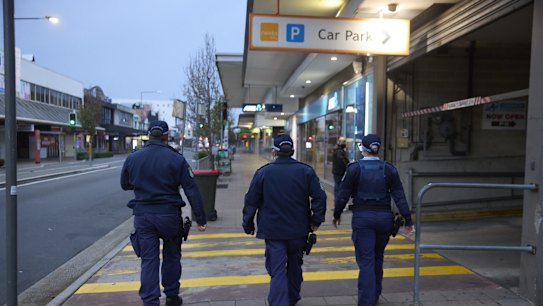 Police patrol in Fairfield.