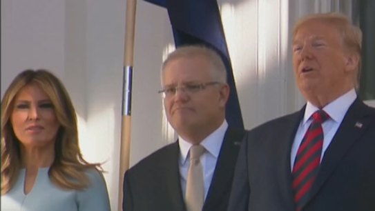 Anthony Albanese has accused Prime Minister Scott Morrison of getting too close to Donald Trump.