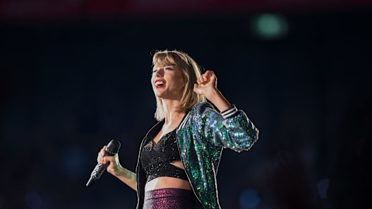Taylor Swift in Melbourne during her last tour.
