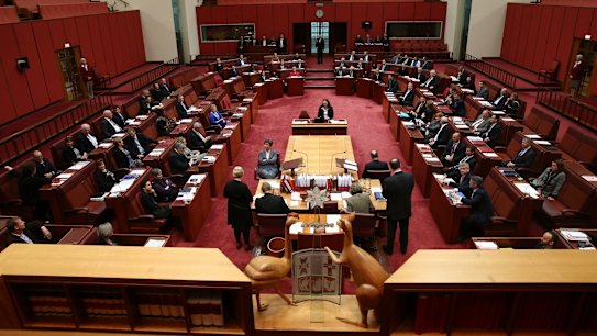 The Senate vote to repeal the carbon tax on Thursday.