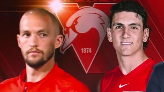 Sydney's Sam Reid and Justin McInerney are both battling injury ahead of the AFL grand final.