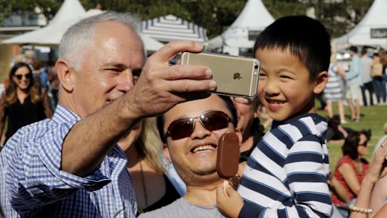 Prime Minister Malcolm Turnbull visited Watsons Bay in his electorate of Wentworth in Sydney.