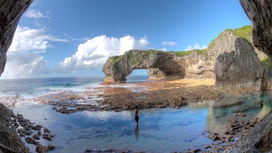 Niue is honeycombed with caves, above and below the waterline.