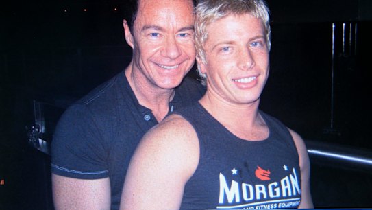 Michael Atkins and Matthew Leveson before Matthew's disappearance in 2007.