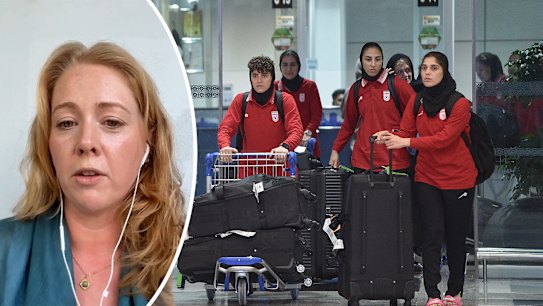 Crime and justice reporter Amber Schultz reports from Malaysia, where she has been tracking the Iranian women's soccer team on their journey back to Iran.