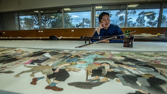 Composer Nicholas Ng has brought together 18 of Australia's finest composers for a performance inspired by the Harvest of Endurance scroll.