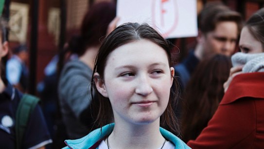 Karissa Piller, currently in Year 8, said she still wants to have the chance to study after high school. 