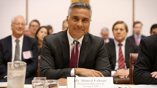 Fahour resigned in February due to public outrage of his $5.6 million package in the 2016 financial year.