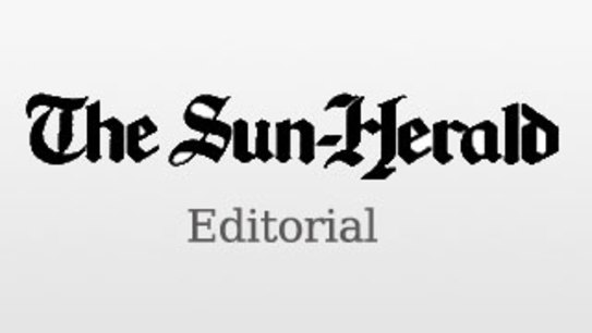 Sun Herald Editorial dinkus.
