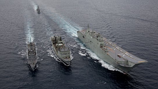 Australia displays growing firepower as China watches on
