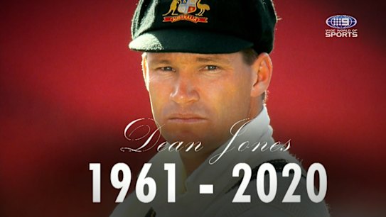 Sports Sunday has paid tribute to Dean Jones after the cricket legend's death at just 59.