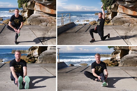 Trent Knox from the 440 Run Club demonstrates 4 mobility exercises for pre and post running.