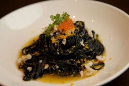 Squid ink pasta at Tipo 00.