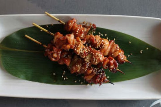 Yakitori chicken skewers