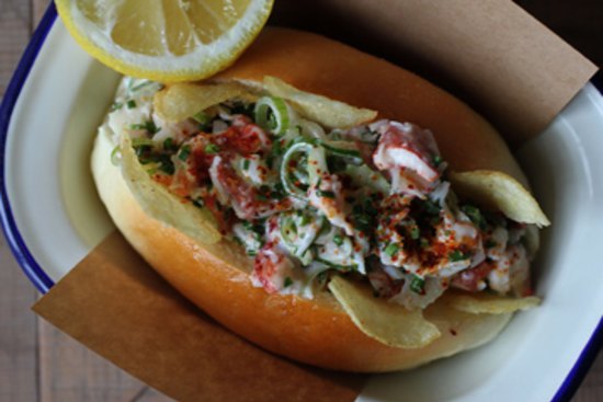 Lobster roll at Coogee Pavilion.