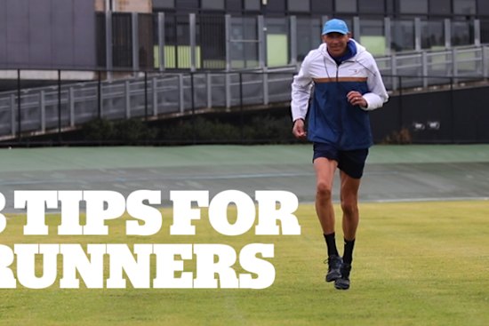 Melbourne Pack running coach Sean Williams gives his three top tips for runners, plus a few pointers for beginners also.