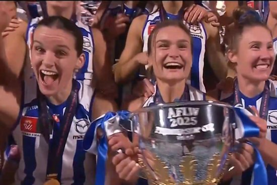 North Melbourne smashed the Brisbane Lions in the AFLW grand final.