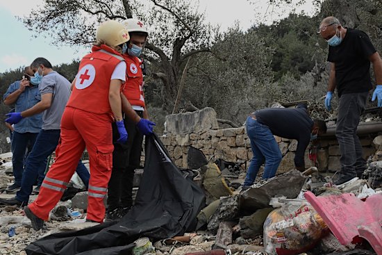 An Israeli strike on a home in the village of Aitou has killed more than 20 people, with claims it was targeting a Hezbollah official visiting the residence. Matthew Knott and Kate Geraghty are in Lebanon.