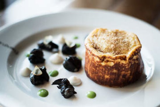 Souffle with snails at Donovans.