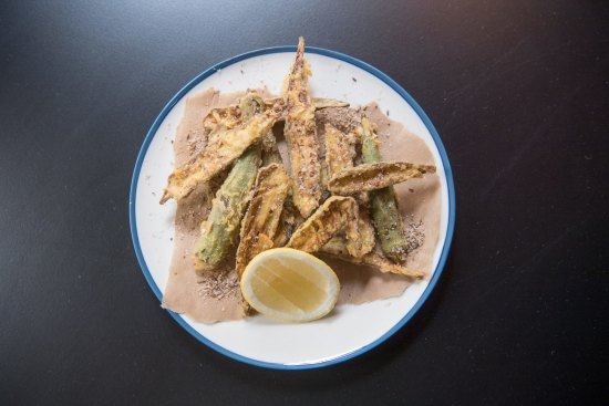 Fried okra at Bar Saracen.