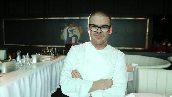 Heston Blumenthal at Fat Duck, Crown. The site will reopen as Dinner by Heston on October 20.