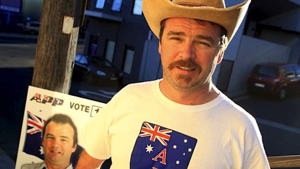 ''Our culture is better than the Muslim culture'' … Nick Folkes of the Australian Protectionist Party.