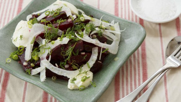 Winter's finest: Spiced beetroot salad.