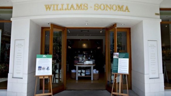 Williams-Sonoma will open a mega-store in Melbourne.