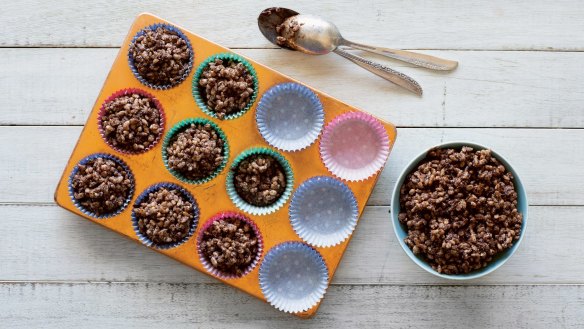 Top of the pops: Chocolate crackles are a simple sweet for kids to make.