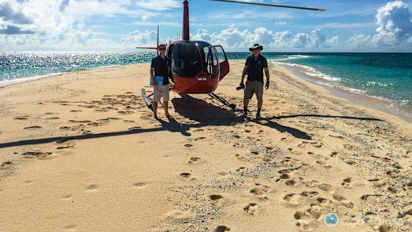 The National Coral Bleaching Taskforce has done an aerial survey of the Great Barrier Reef.