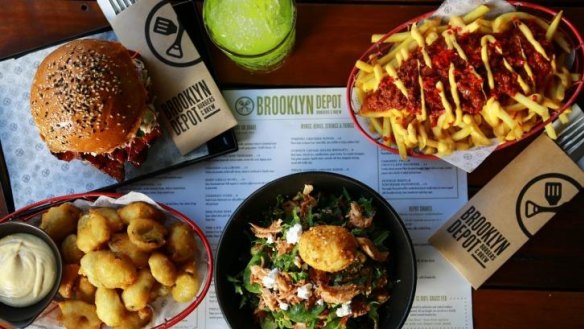 On offer? American-style burgers with booze.