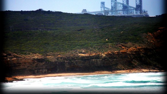 The smelter at Portland on Victoria's far south west coast. 